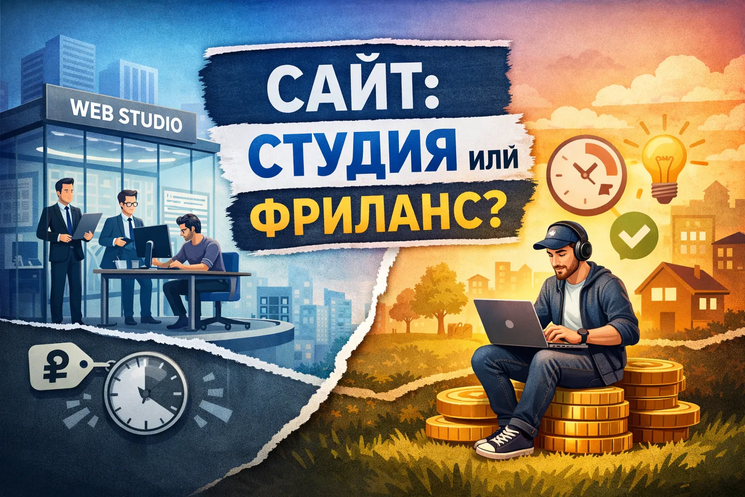 Почему сайты всё чаще заказывают не в студиях, а у фриланс-разработчиков